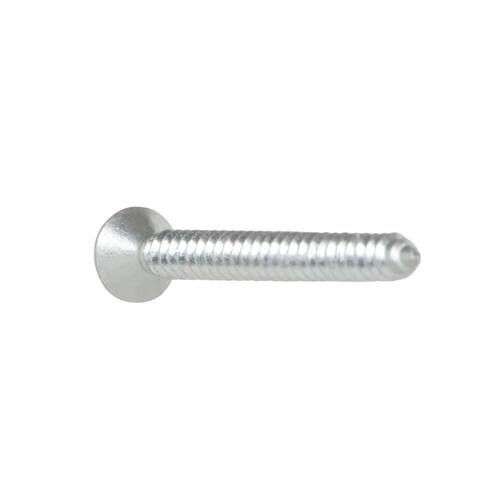 Sheet Metal Screws #10 2 in Flat Head Phillips Zinc Plated (50-Pack)