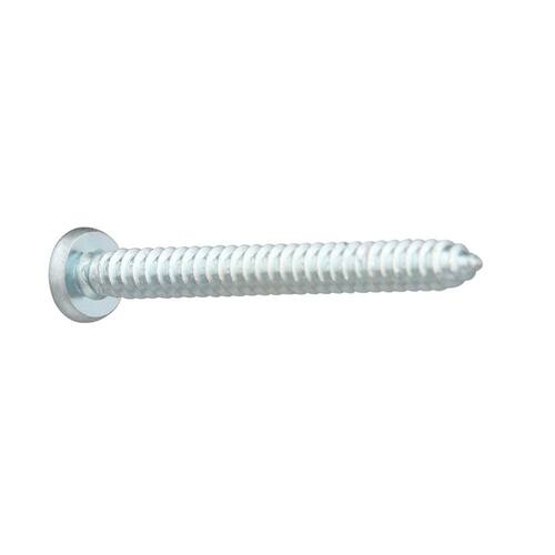 Sheet Metal Screws #10 2 in Pan Head Phillips Zinc Plated (50-Pack)