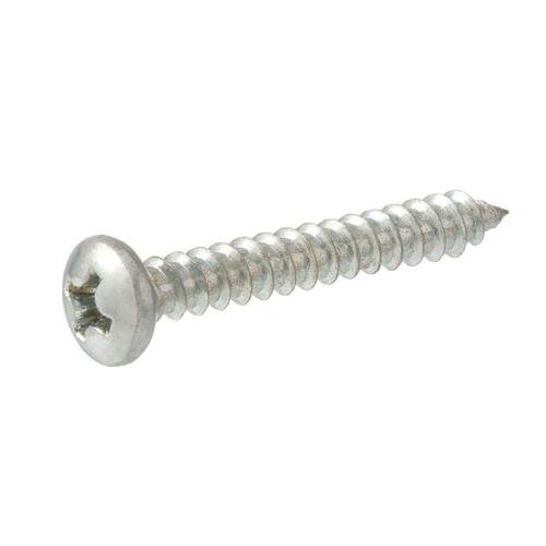 Sheet Metal Screws #8 1/2 in Truss Head Phillips Zinc Plated (100-Pack)