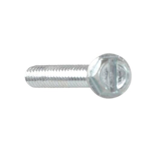 Sheet Metal Screw Slotted Hex Head Zinc Plated 2-1/2 in. (25-Pack)