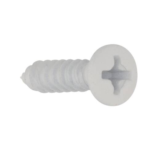 Sheet Metal Screws #6 5/8 in Oval Head Phillips Metal (10-Pack)