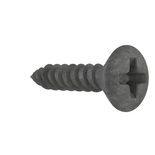 Cabinet Hinge Screw Flat-Head Phillips Oil-Rubbed Bronze (10-Piece per Pack)