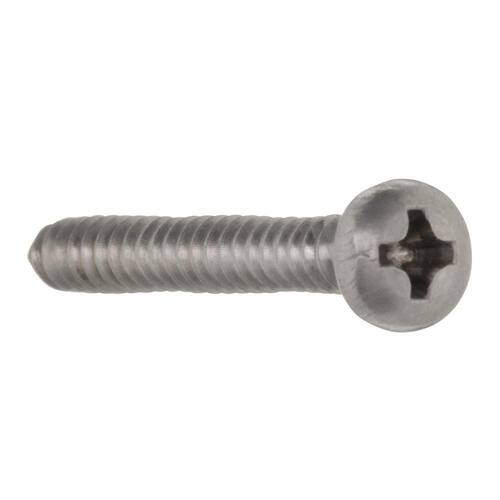 Sheet Metal Screw Stainless Steel Phillips Pan Head 8 x 1-1/2 in. (25-Pack)