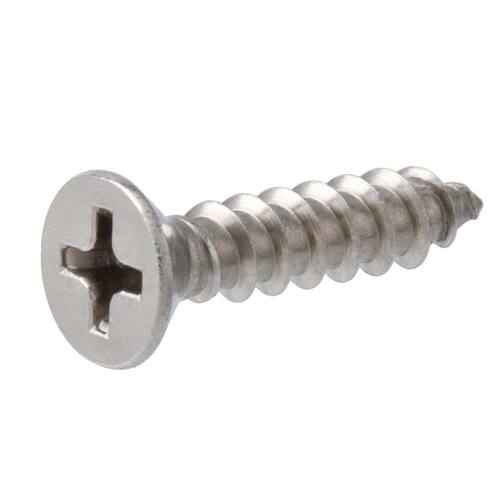 Sheet Metal Screws 1-1/4 in. Phillips Flat-Head 25-Pack