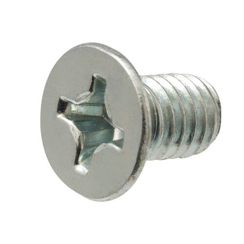 Sheet Metal Screws #8 1/2 in Flat Head Phillips Zinc Plated (100-Pack)