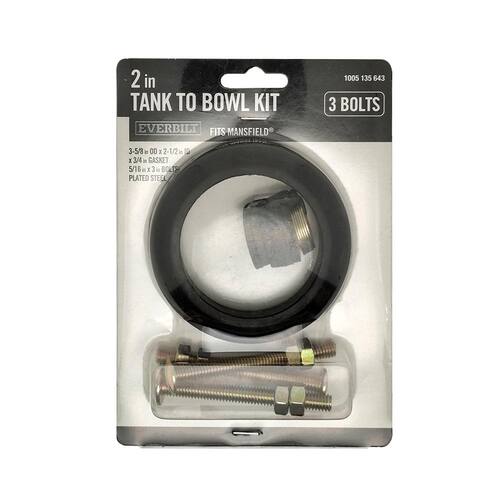 Toilet Tank to Bowl Kit 2 in Fits Mansfield 2