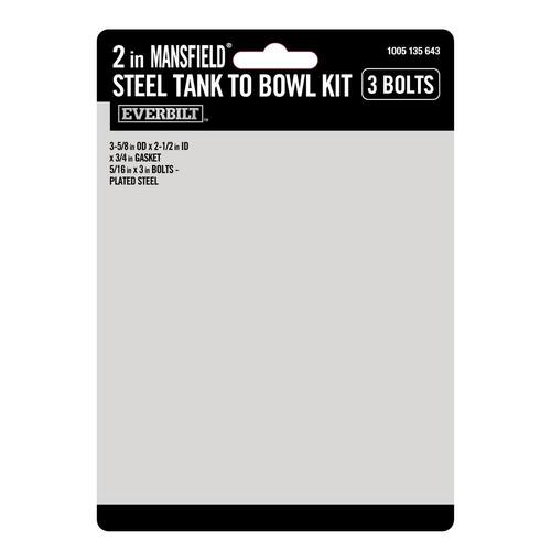 Toilet Tank to Bowl Kit 2 in Fits Mansfield 3