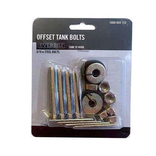 Toilet Tank-to-Bowl Bolt Set Adjustable