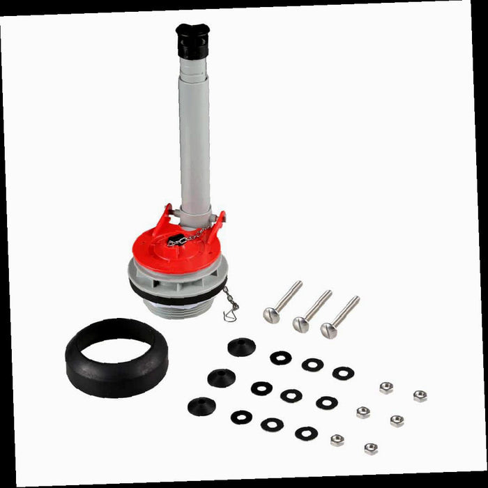 Flush Valve 3 in. Universal Adjustable with Flapper