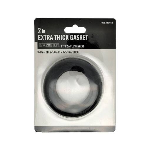 Gasket Extra Thick 2 in. Fits Toilet Flush Valve 2 in.