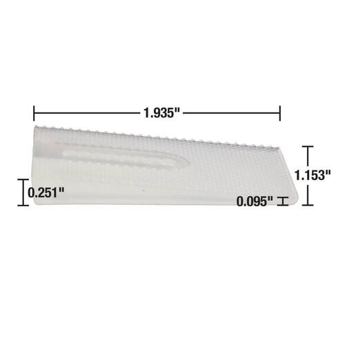 Toilet Shims Plastic (4-Pack)