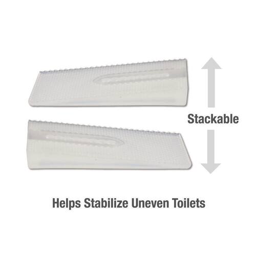 Toilet Shims Plastic (4-Pack)