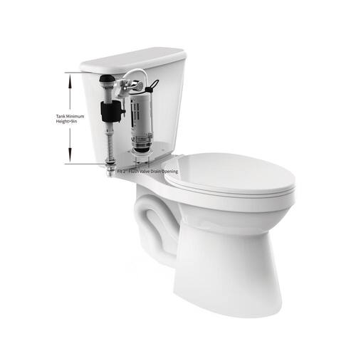 Toilet Conversion Kit Dual Flush 2 in.