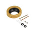 Toilet Wax Ring Reinforced Extra Thick with Plastic Horn and Zinc-Plated Bolts 3