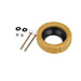 Toilet Wax Ring Reinforced Extra Thick with Plastic Horn and Zinc-Plated Bolts 6