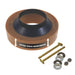 Toilet Wax Ring Reinforced Extra Thick with Plastic Horn and Zinc-Plated Bolts 1