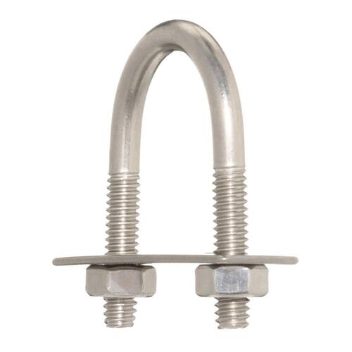 U-Bolt 1/4 in. x 1-1/8 in. x 2 in. Stainless Steel