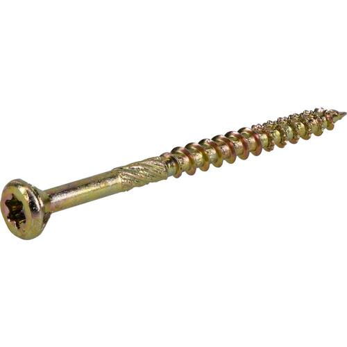 Wood Deck Screws #9 x 2-1/2 in. Star Drive Flat Head Interior 100-Pack