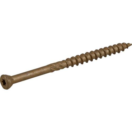 Wood Screw #8 x 2-1/2  in. Trim Head Torx Yellow Zinc-plated (655-Pack)