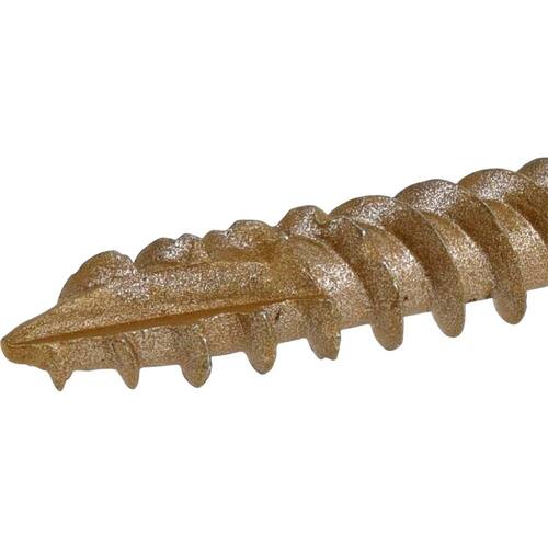 Wood Screw 5/16 x 4 in. Round Head Torx Zinc Plated (100-Pack)