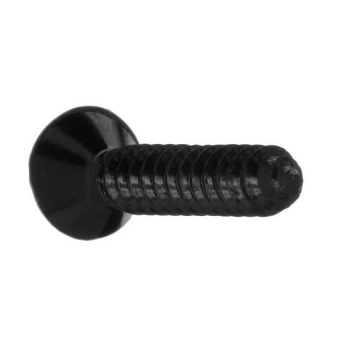 Wood Screw #12 x 1-1/4  in. Flat Head Phillips Black Finish (18-Pack)