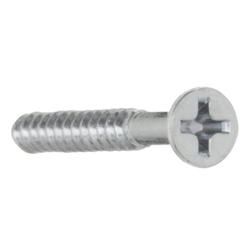 Wood Screw #6 x 1-1/4 in. Zinc Plated Phillips Flat Head 100-Pack