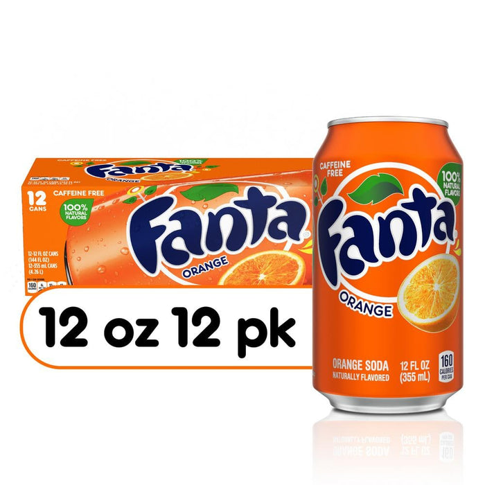 Fanta 12 oz. Orange Soda Fridge Pack (12-Pack)