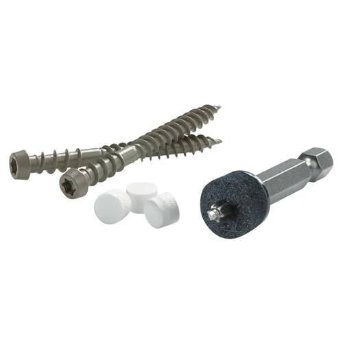 Collated Cortex Hidden Fastening System for AZEK Trim Torx 2 inch Cortex screws and plugs Traditional, 50 LF