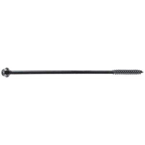 Wood Screw #10 x 8 in. Hex Head Hex Corrosion Resistant (50-Pack)