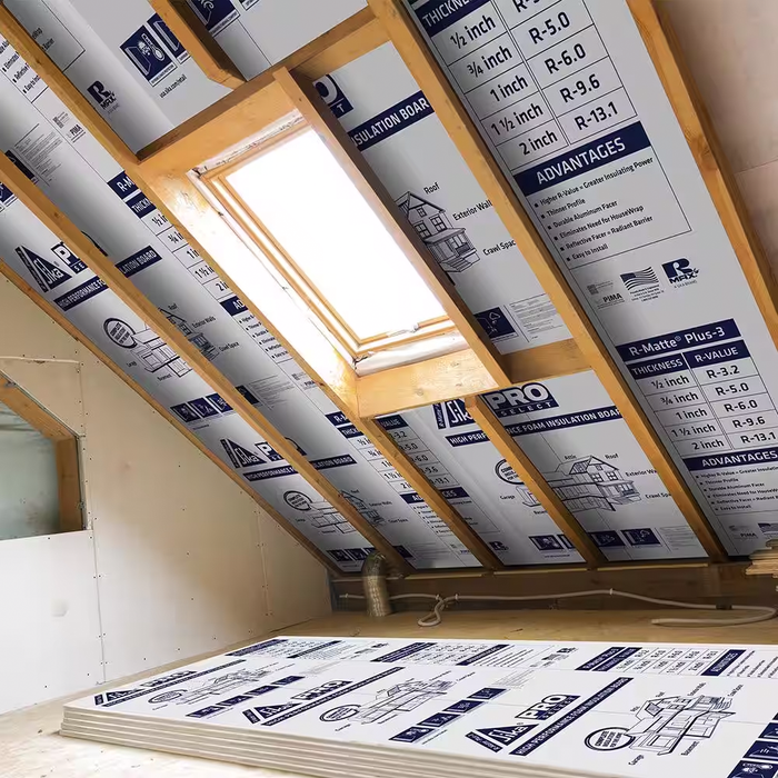 ISO Insulation Mats Installed