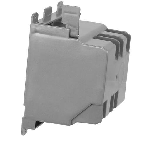 Electrical Outlet Box 2-Gang Old Work PVC Gray 25 cu. in.