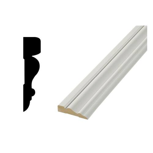 MDF Casing Molding 5/8 in. x 2-1/4 in. FE032, 12 ft.