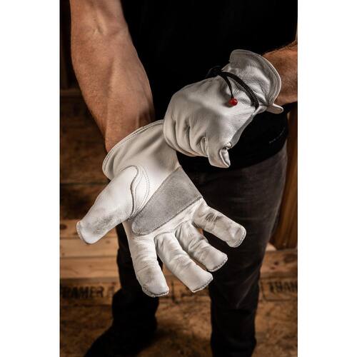 Leather Work Gloves Medium Cowhide