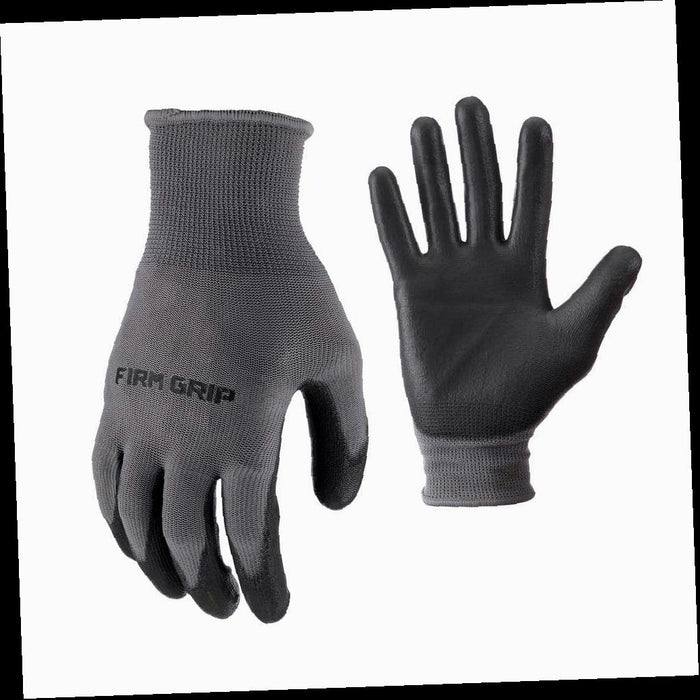 Work Gloves Large Polyurethane Grip 4-Pack