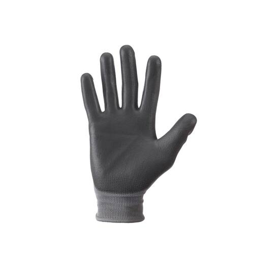 Work Gloves Large Polyurethane Grip 4-Pack