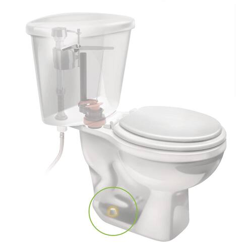 Toilet Bolt Caps Universal in White Secure Cap