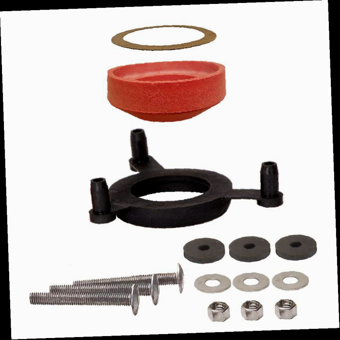 Toilet Gasket System 2 in. Tank-to-Bowl with Bolts Universal