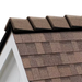 Forest Brown with Copper Trail Hip and Ridge Shingles 8 in.x 20 ft. DecoRidge