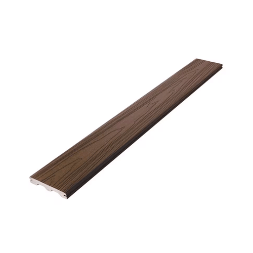 Composite Decking 1 in. x 5-1/4 in. x 16 ft. Forest Brown Grooved