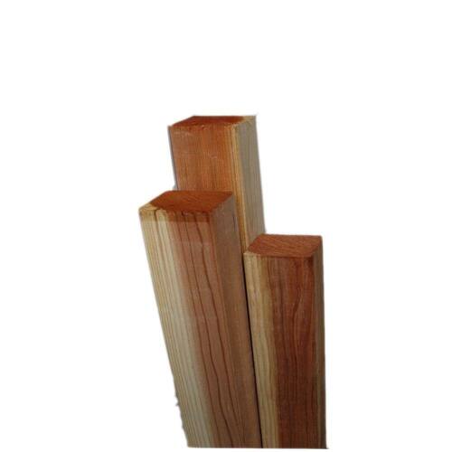 Redwood Lumber 3-3/8 in. x 3-3/8 in. x 10 ft. Construction Common S4S