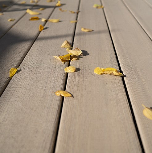 Composite Decking 1 in. x 6 in. x 16 ft. French White Oak Grooved Edge Board
