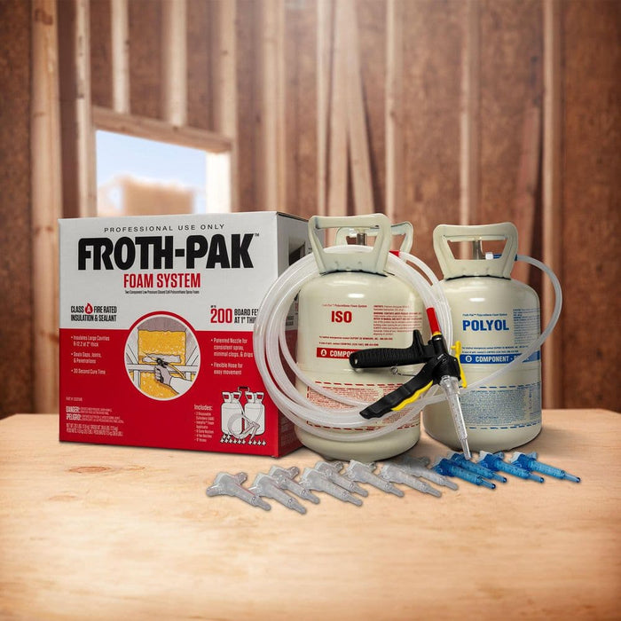 Spray Foam Insulation R-6 Pro Foam System 200 sq. ft. 5 gal. 12