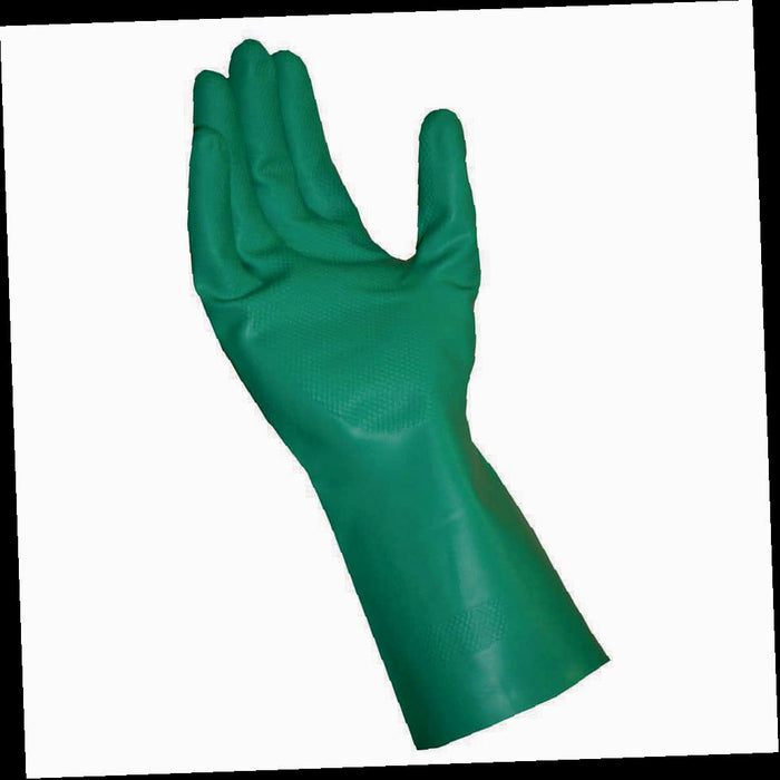 Nitrile Glove Large Green 11 mil Reusable