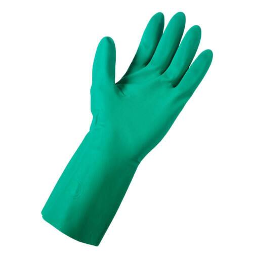 Nitrile Glove Large Green 11 mil Reusable