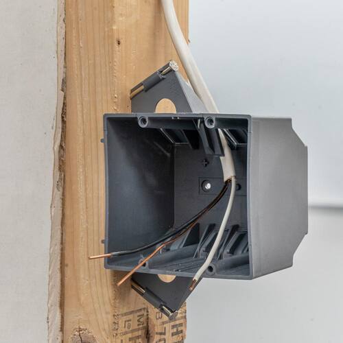 Electrical Switch/Outlet Box 2-Gang New Work 32 cu. in.