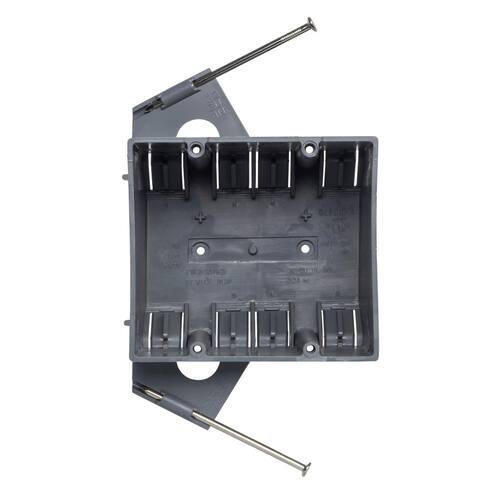 Electrical Switch/Outlet Box 2-Gang New Work 32 cu. in.