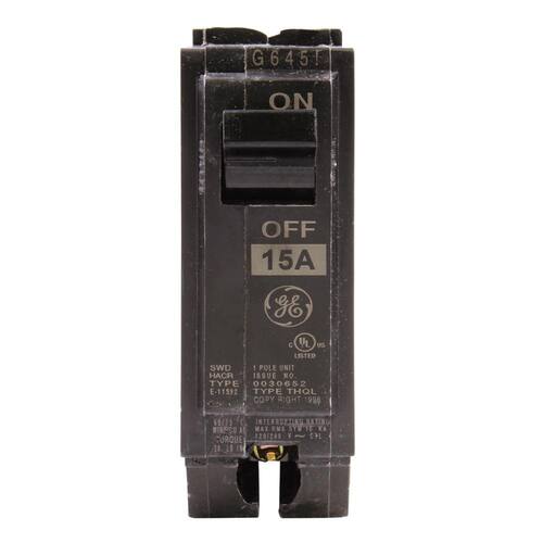 Circuit Breaker 15 Amp 1 Single-Pole Circuit Q-Line