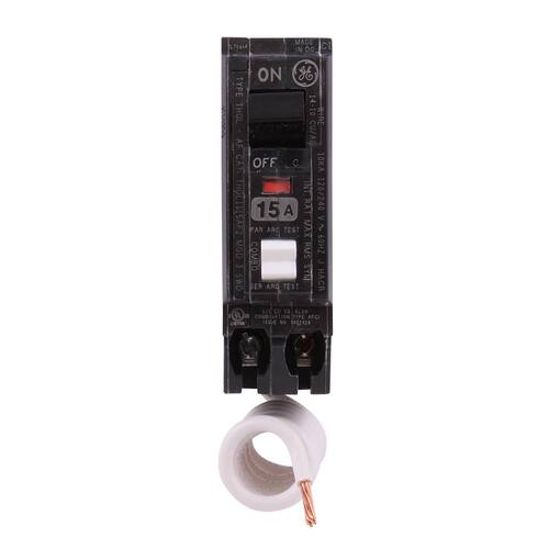 Circuit Breaker 15 Amp Single-Pole Circuit Q-Line Arc Fault Combination