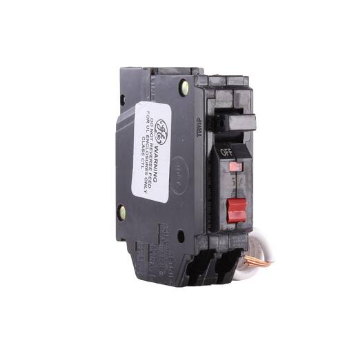 Circuit Breaker 15 Amp Pole Single Ground Fault with Self-Test