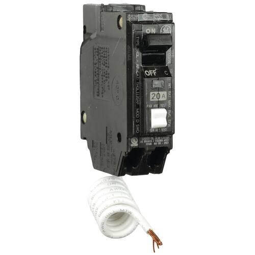 Circuit Breaker 20 Amp 1 in. Pole Circuit Q-Line Single Arc Fault Combination